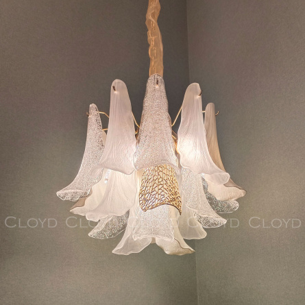 Люстра Cloyd WASABI C7 / Ø50 см - керамика - золото (арт.11325) фото 1