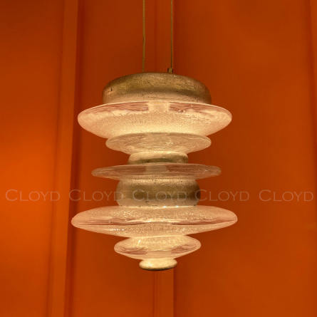 Подвесные светильники Cloyd GEFEST P2 / выс. 18 см - серебро сусальн. (арт.10388) фото 4