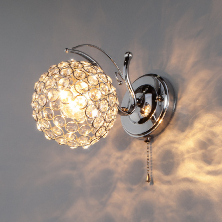 Бра Mirage 7777/1 хром фото 3