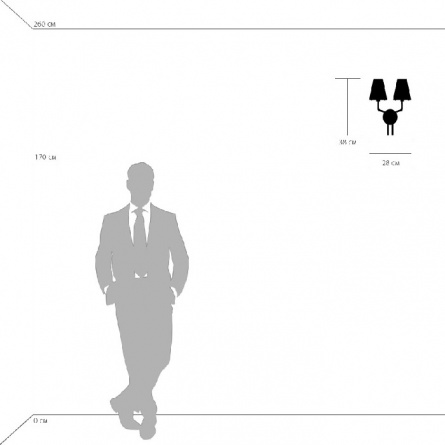 Бра DIAFANO 758622 фото 3