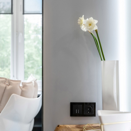 Выключатель Встраиваемые механизмы черные W1122108 фото 2