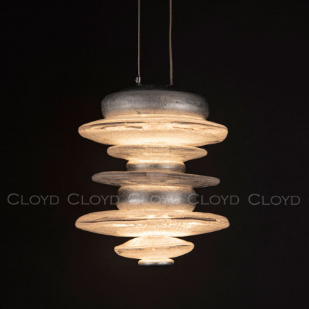 Подвесные светильники Cloyd GEFEST P2 / выс. 18 см - серебро сусальн. (арт.10388) фото 7