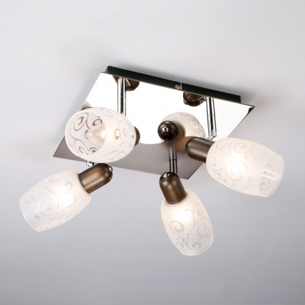 Спот Andre 60301/4 хром / венге фото 1