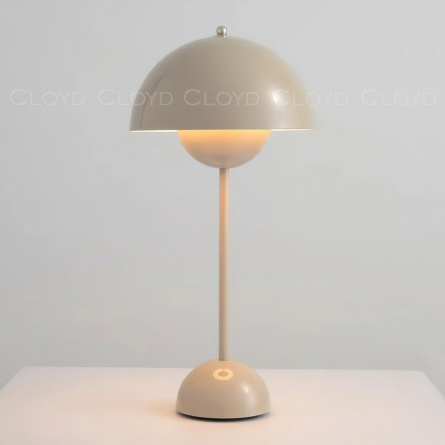 Настолные лампы/Интерьерные настольные лампы Cloyd ERMA-B T1 / выс. 50 см - серый (арт.30043) фото 1