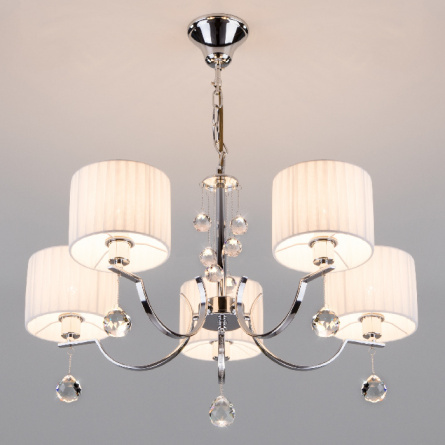 Подвесная люстра Napoli 60095/5 хром фото 3