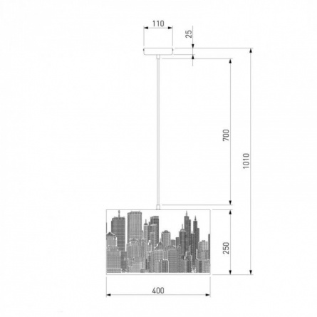 Подвесной светильник City 50066/3 белый фото 2