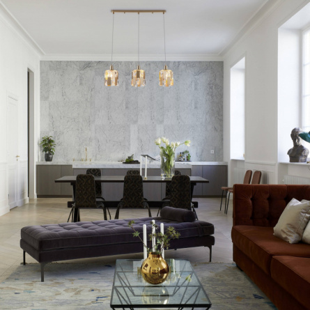 Подвесной светильник Scoppio 50101/3 перламутровое золото фото 2