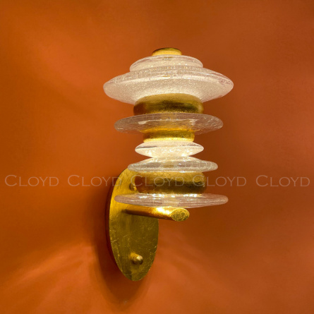 Бра Cloyd GEFEST W3 / выс. 30 см - золото сусальн. (арт.20124) фото 4