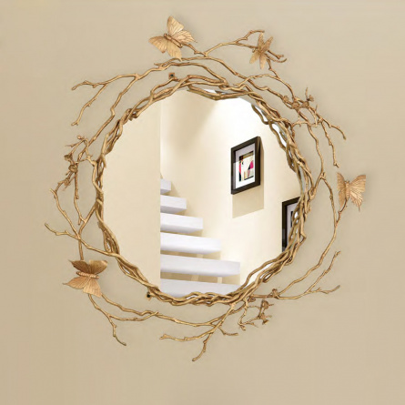 Зеркала Cloyd ZULU Mirror / Ø80 см - латунь (арт.50059) фото 1