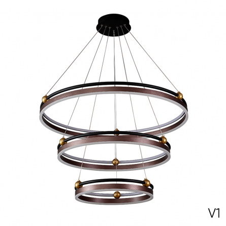 Люстра Crystal Lux FERNANDO SP123W LED COFFEE/BLACK фото 11