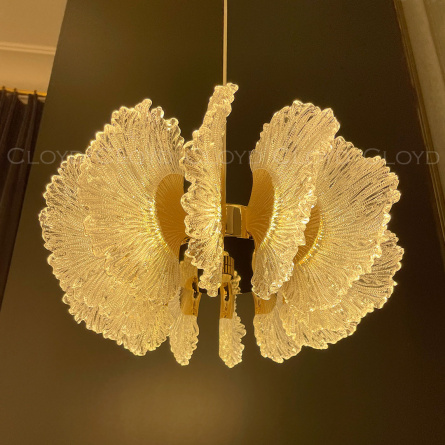 Люстра Cloyd ANTIGUA C1 / Ø35 см - золото (арт.11317) фото 4