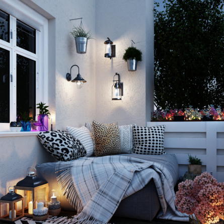 Настенный фонарь уличный Kalpi 4836/1W фото 2