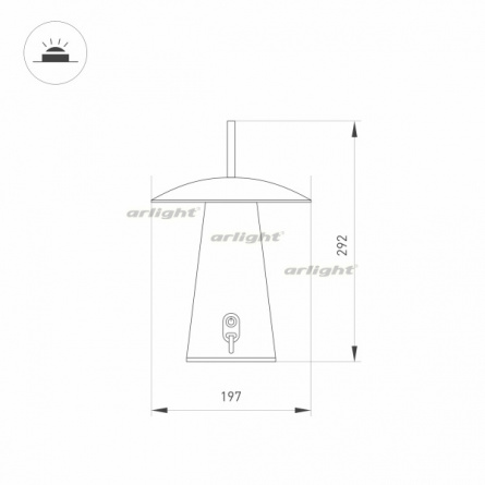 Уличная настольная лампа SP-PATIO-TAB 030051 фото 3