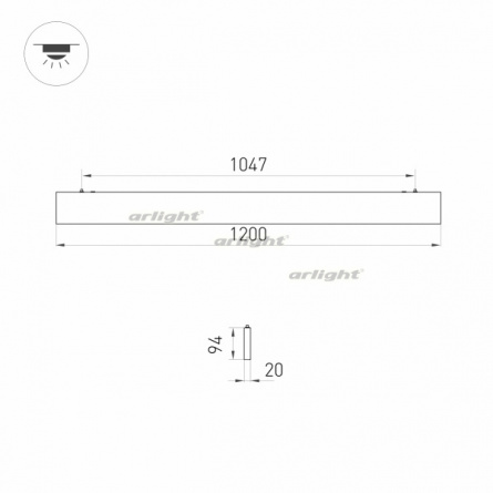 Подвесной светильник LINEAIR FLAT 031471 фото 2