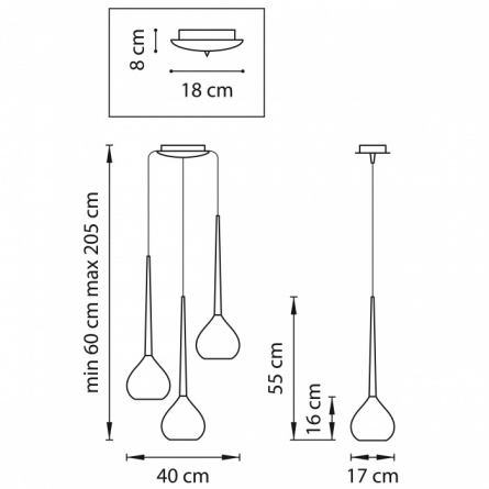 Подвесной светильник Forma 808230 фото 2