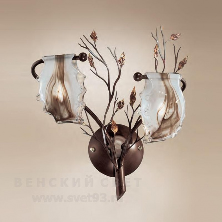 Бра 213/2A Narvalo grey V264/136 IDL Италия  40W 35 см Рустика Flora фото 1