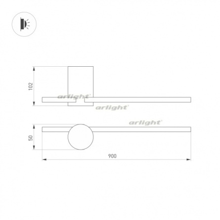 Настенный светильник VINCI 033550 фото 2