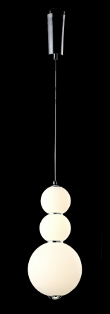 Светильник подвесной Crystal Lux DESI SP3 CHROME/WHITE фото 3