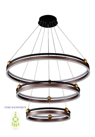 Люстра Crystal Lux FERNANDO SP123W LED COFFEE/BLACK фото 14