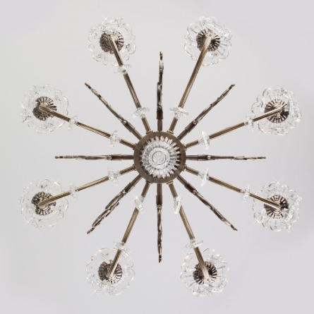 Подвесная люстра Elisha 3281/8 античная бронза фото 2