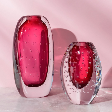 Мебель и интерьер/Вазы Cloyd ZANNY Vase / выс. 26 см - красн. стекло (арт.50047) фото 2