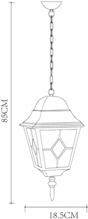 Уличный светильник подвесной Berlin A1015SO-1BN фото 2