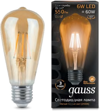 Лампочка светодиодная Filament 102802006 фото 1