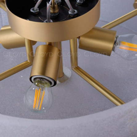 Потолочные светильники Cloyd MART FM4 / Ø45 см - латунь (арт.11118) фото 4