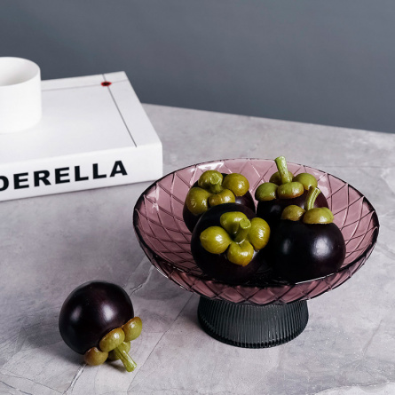 Мебель и интерьер/Вазы Cloyd MESO Vase / Ø20 см - фиолет. стекло (арт.50025) фото 2