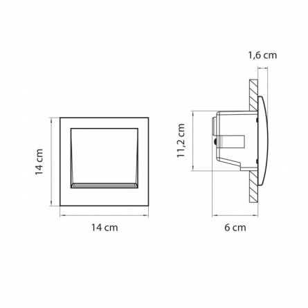 Настенный светильник уличный Estra 383694 фото 2