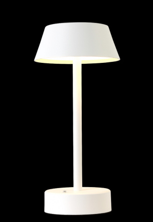 Аккумуляторная настольная лампа Crystal Lux SANTA LG1 WHITE фото 1