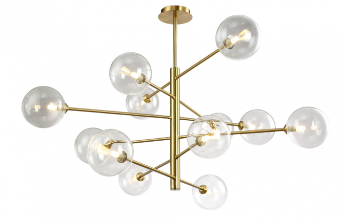 Люстра Crystal Lux MARZO SP12 BRONZE/TRANSPARENTE фото 4