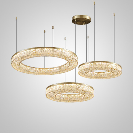 Кольцевая люстра OLAGUS COMBO B Brass фото 1