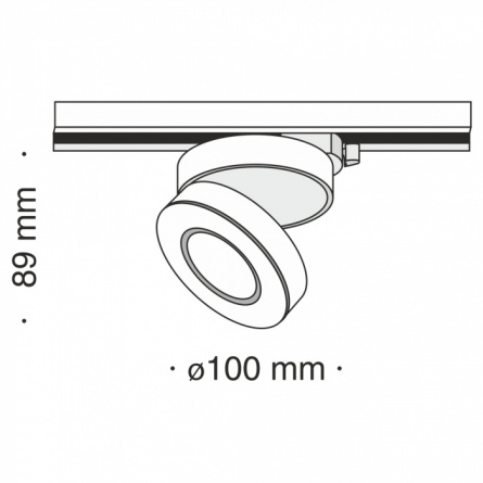 Трековый светильник Track lamps TR006-1-12W3K-B фото 2