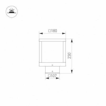 Наземный светильник CUB 021810 фото 4