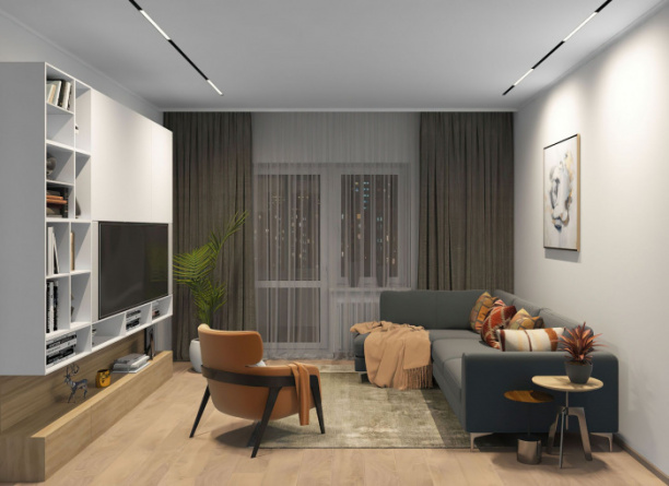 Трековый светильник SMART LINEAR DK8005-BK фото 2