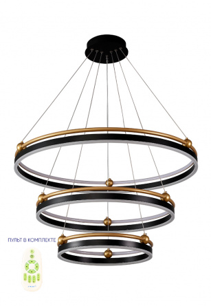 Люстра Crystal Lux FERNANDO SP123W LED  BLACK/GOLD фото 14