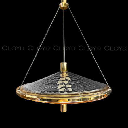 Подвесные светильники Cloyd FANTOM P1 / Ø32 см- прозрачн. - золото (арт.11250) фото 2