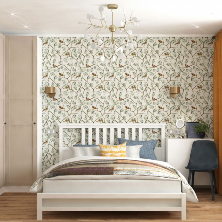 Подвесная люстра Foglia 342 золото / белый фото 2