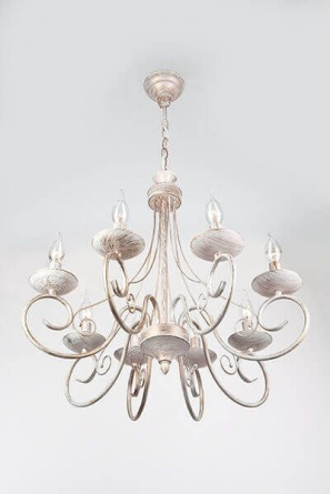 Подвесная люстра Provence 22404/8 белый с золотом фото 2