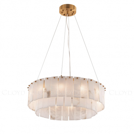 Люстра Cloyd HERCULANUM-A C8 / Ø60 см - алебастр - латунь (арт.11155) фото 5