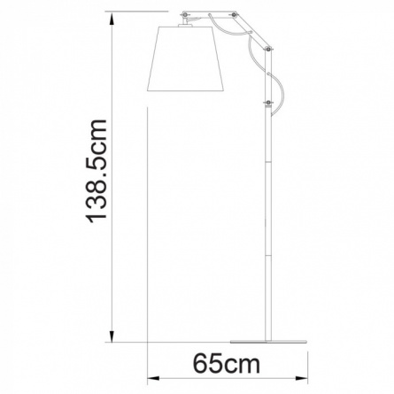 Торшер Pinocchio A5700PN-1BK фото 2