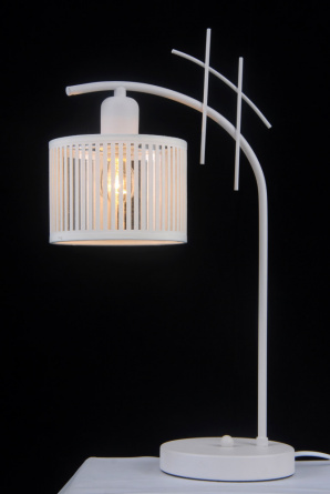 Интерьерная настольная лампа Amsterdam AMSTERDAM 81053-1T SATIN WHITE фото 1