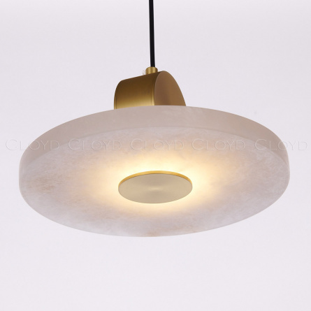 Подвесные светильники Cloyd PILAT-C P1 / Ø25 см - алебастр - латунь (арт.11199) фото 1