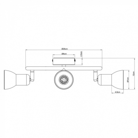 Спот Falena A3115PL-3SS фото 2