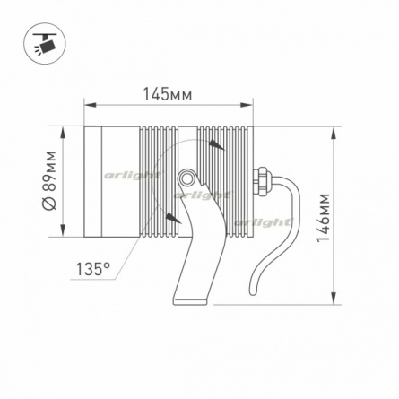 Прожектор уличный RAY 029699 фото 2