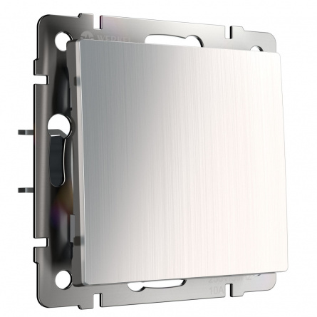 Выключатель Встраиваемые механизмы глянцевый никель W1112002 фото 1