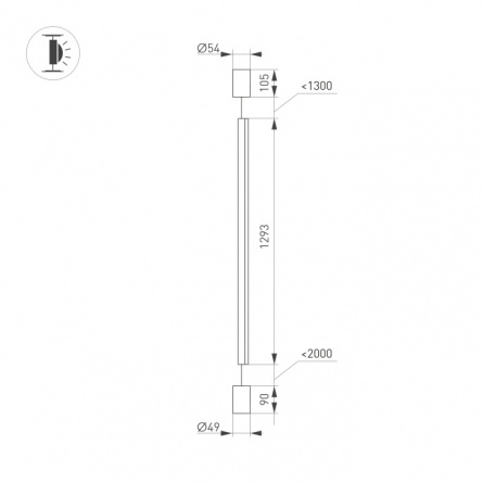 Торшер TABOO 035322 фото 3