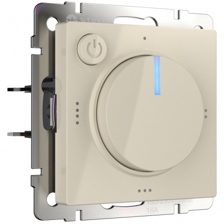 Терморегулятор Встраиваемые механизмы слоновая кость W1151103 фото 1