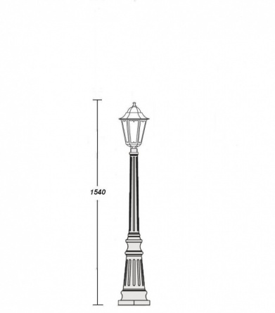Наземный фонарь  79811M W фото 2